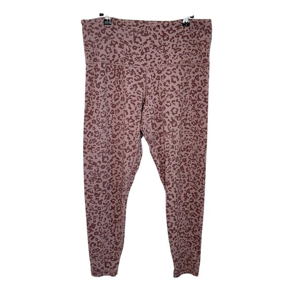 Athleta Elation Ultra High Rise Leggings Leopard Print Maeve/Pink, 1X - Picture 2 of 10